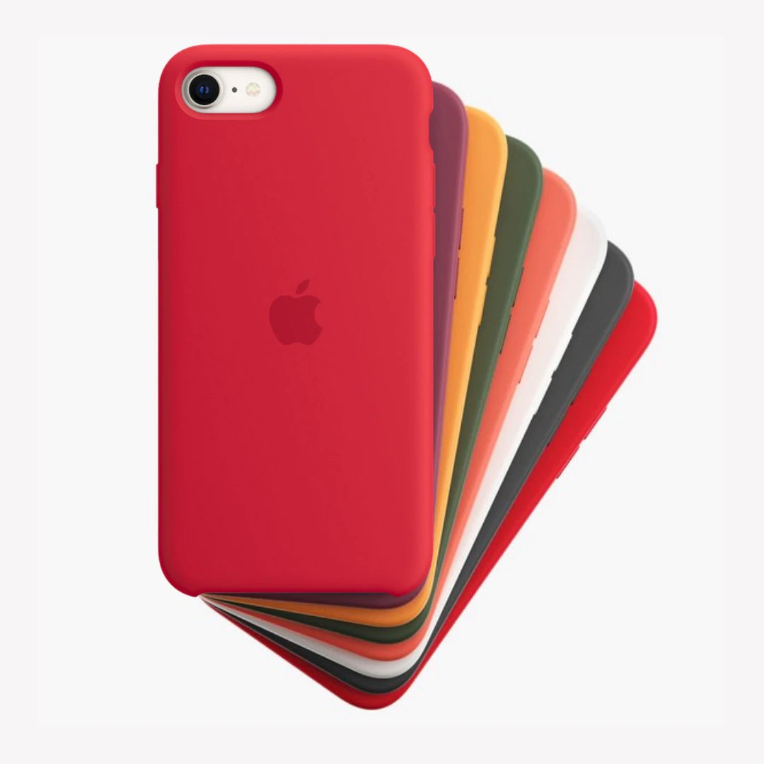 Funda Iphone Se Apple Silicone Case Red