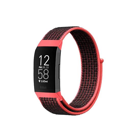 videnskabsmand salvie Forståelse Nylon Replacement Band For Fitbit Charge 4/ 3/ SE (Red Black) – Casecart  India