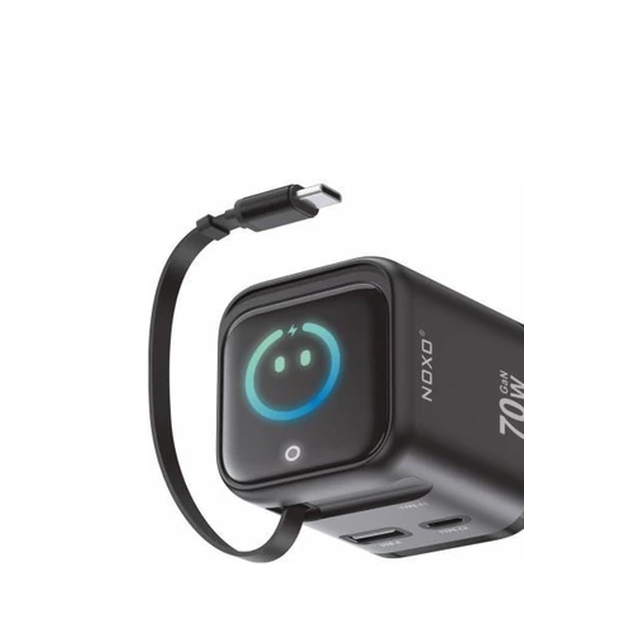 NOXO CHN-9 70W GaN Travel Charger – front view