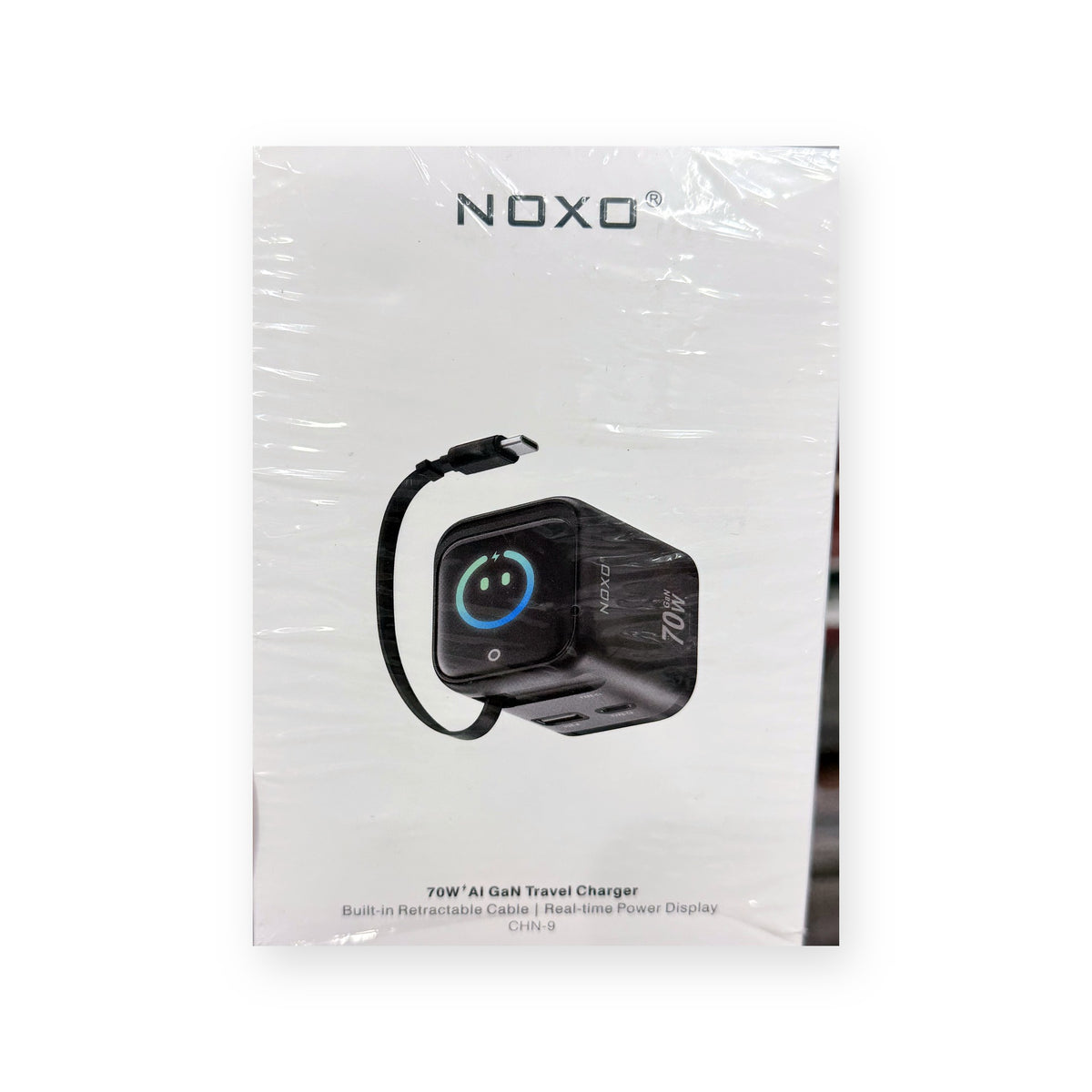 NOXO CHN-9 70W GaN Travel Charger – retail box