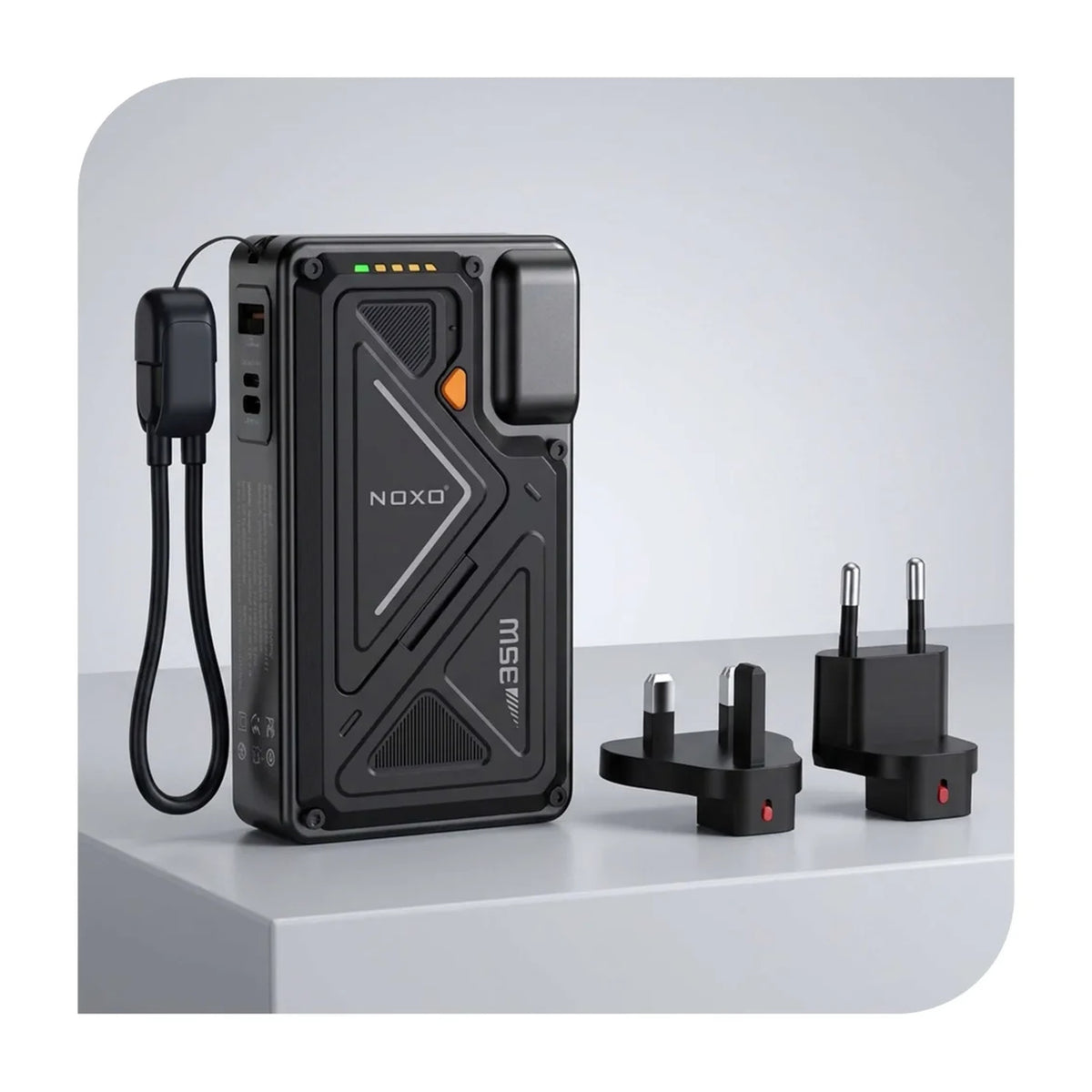 NOXO PN-8 20000mAh Wall Plug Wireless Power Bank – with EU and UK plug adapters