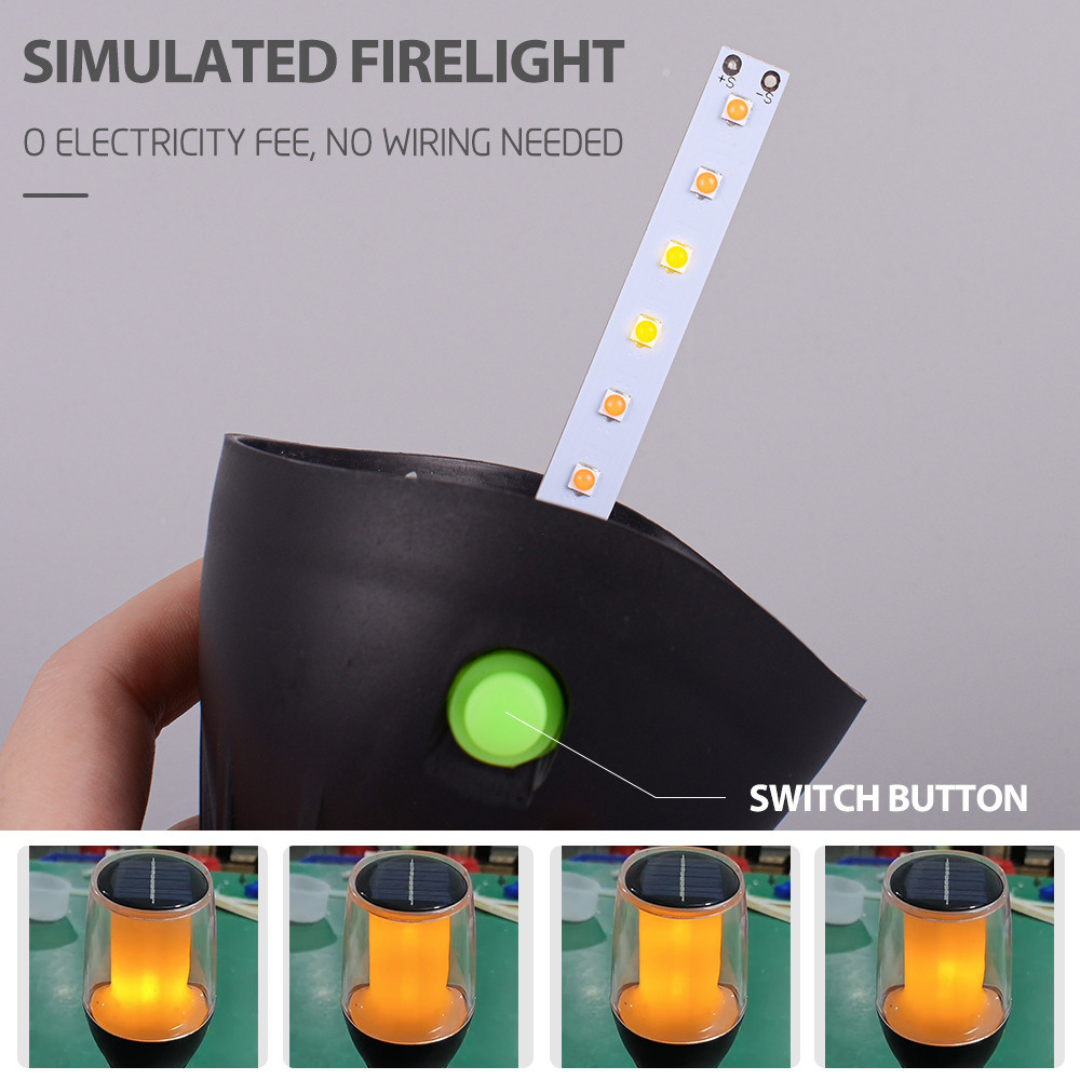 Casecart Solar LED Waterproof Garden Light – Outdoor Flush Mount Design