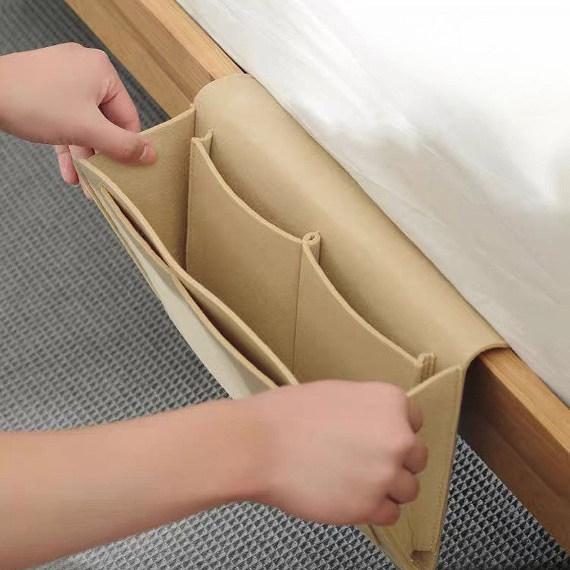 Multipurpose Felt Bedside Storage Organizer Bag
