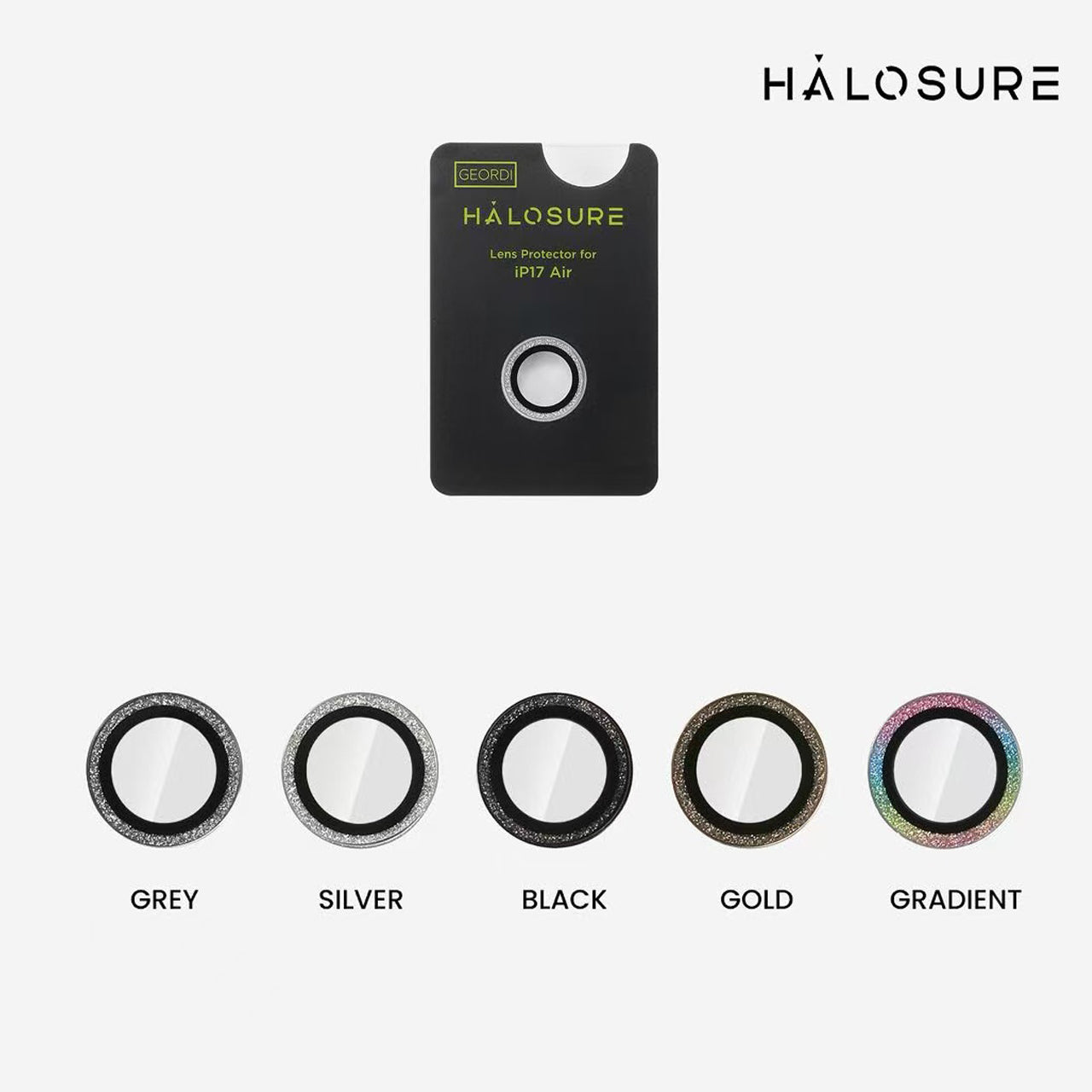 HALOSURE GEORDI Camera Lens Protector – For iPhone 17 Air