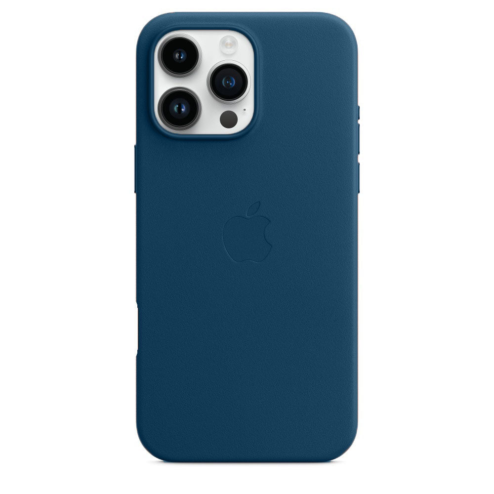 Apple iPhone 16 Pro Leather Back Cover Case - Cosmo Blue