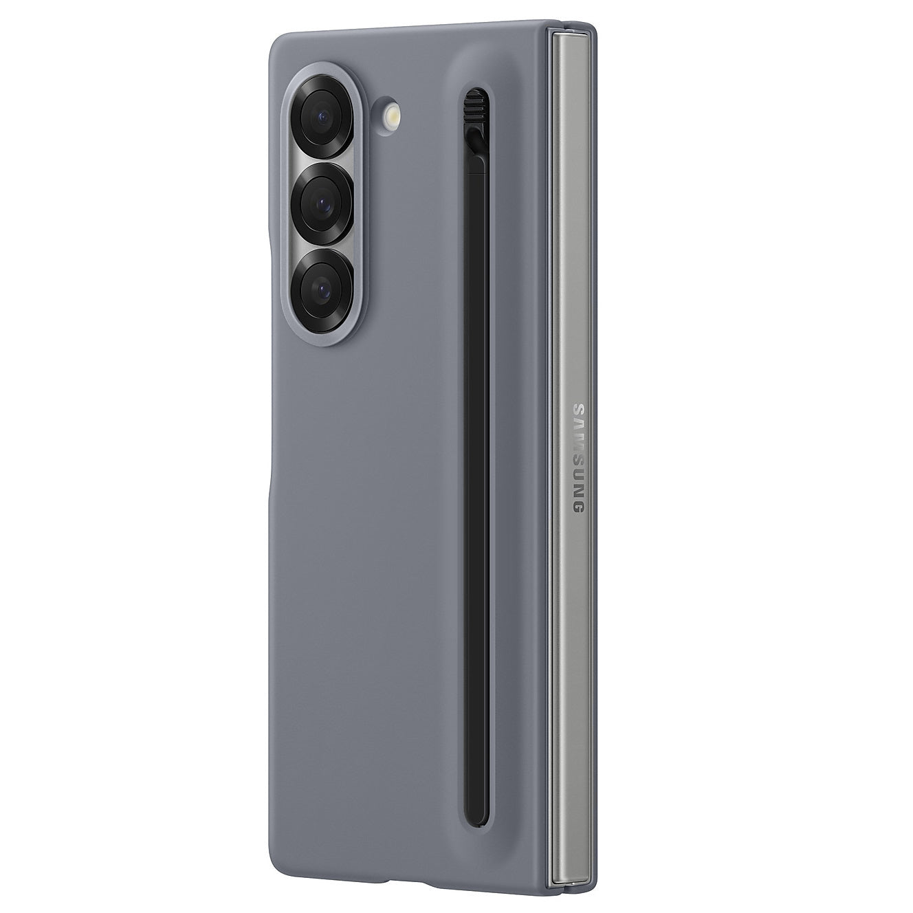Samsung Galaxy Z Fold 6 Skin Feel S Pen Case with Front Glass Protection & Stylus