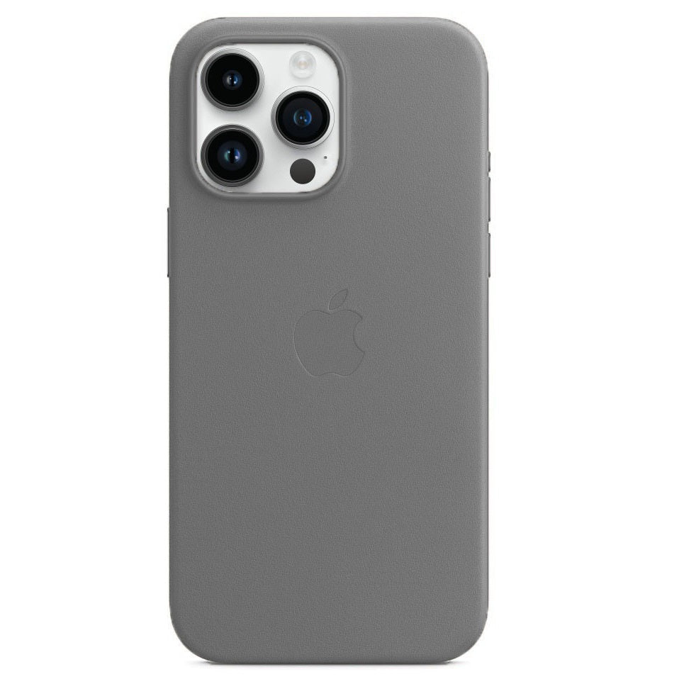 iPhone 13 Pro Leather Back Cover Case with Magsafe - Dark Gray