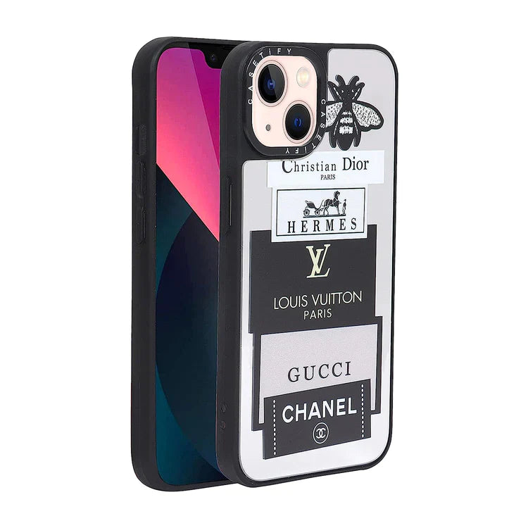 iPhone 13 Starbucks Reflective Mirror Case - Butterfly