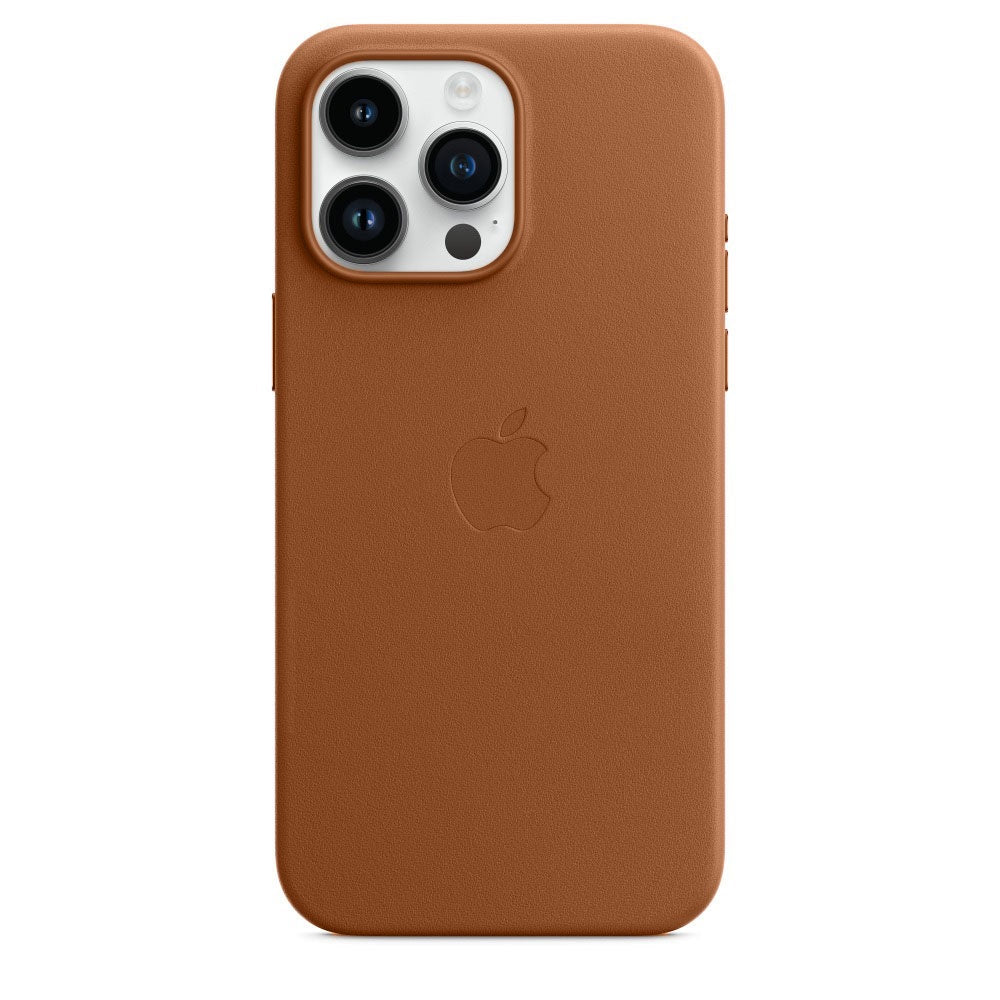 iPhone 15 Pro Leather Case with MagSafe - Saddle