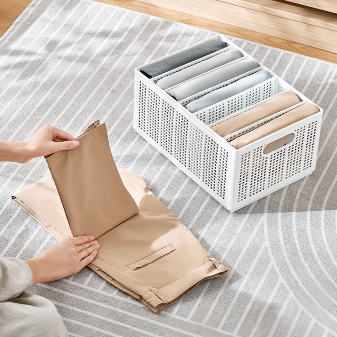 Stackable Clothes Compartment Storage Box