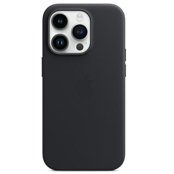 iPhone 14 Pro Leather Back Cover Case with MagSafe – Black