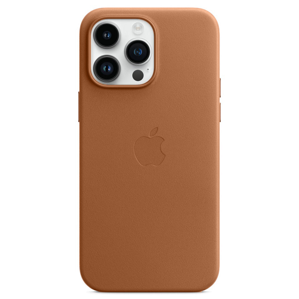 iPhone 13 Pro Leather Back Cover Case with Magsafe - Saddle
