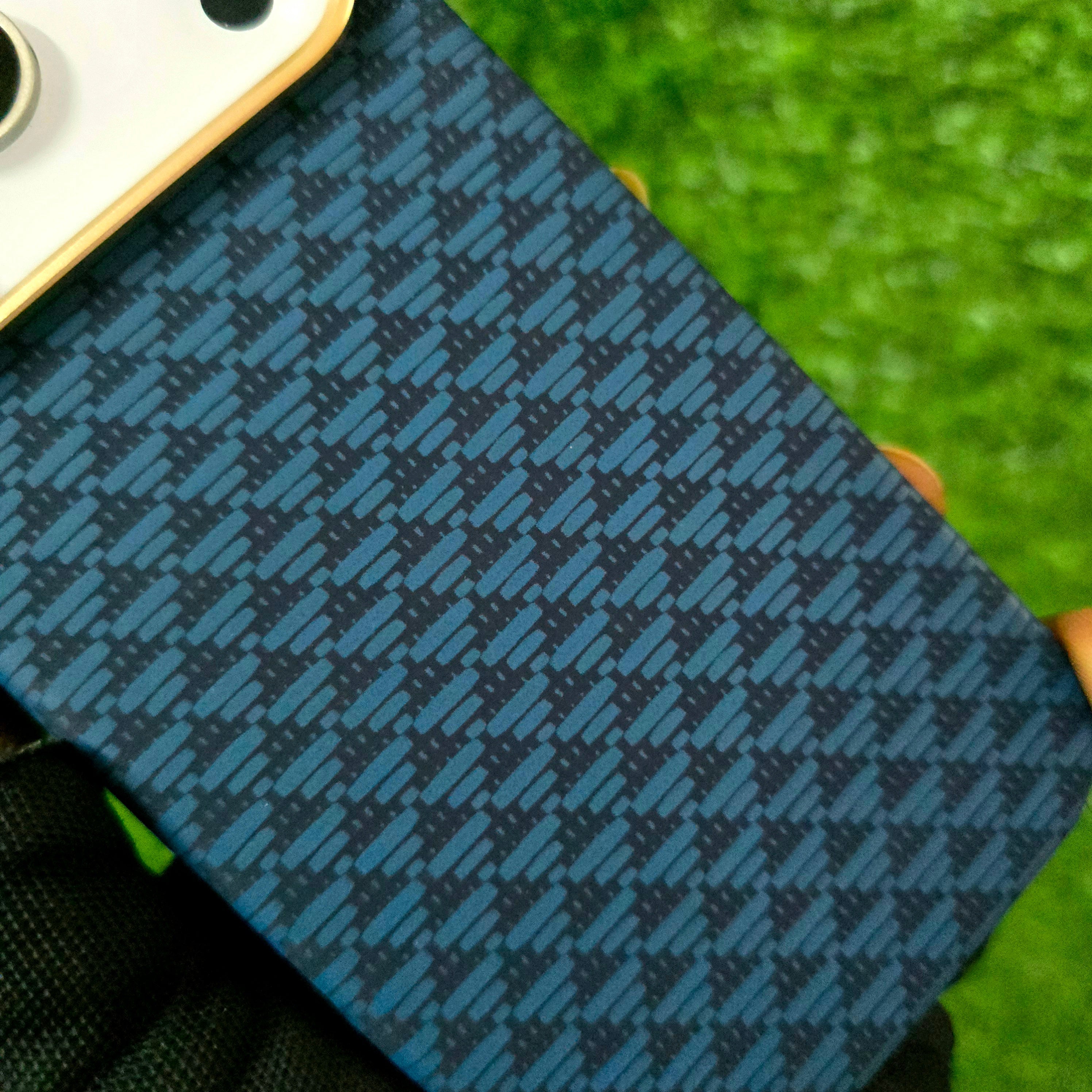 iPhone 17 Pro Max Carbon Cover, SIBLING Series Case with Metal Camera Protection - Blue