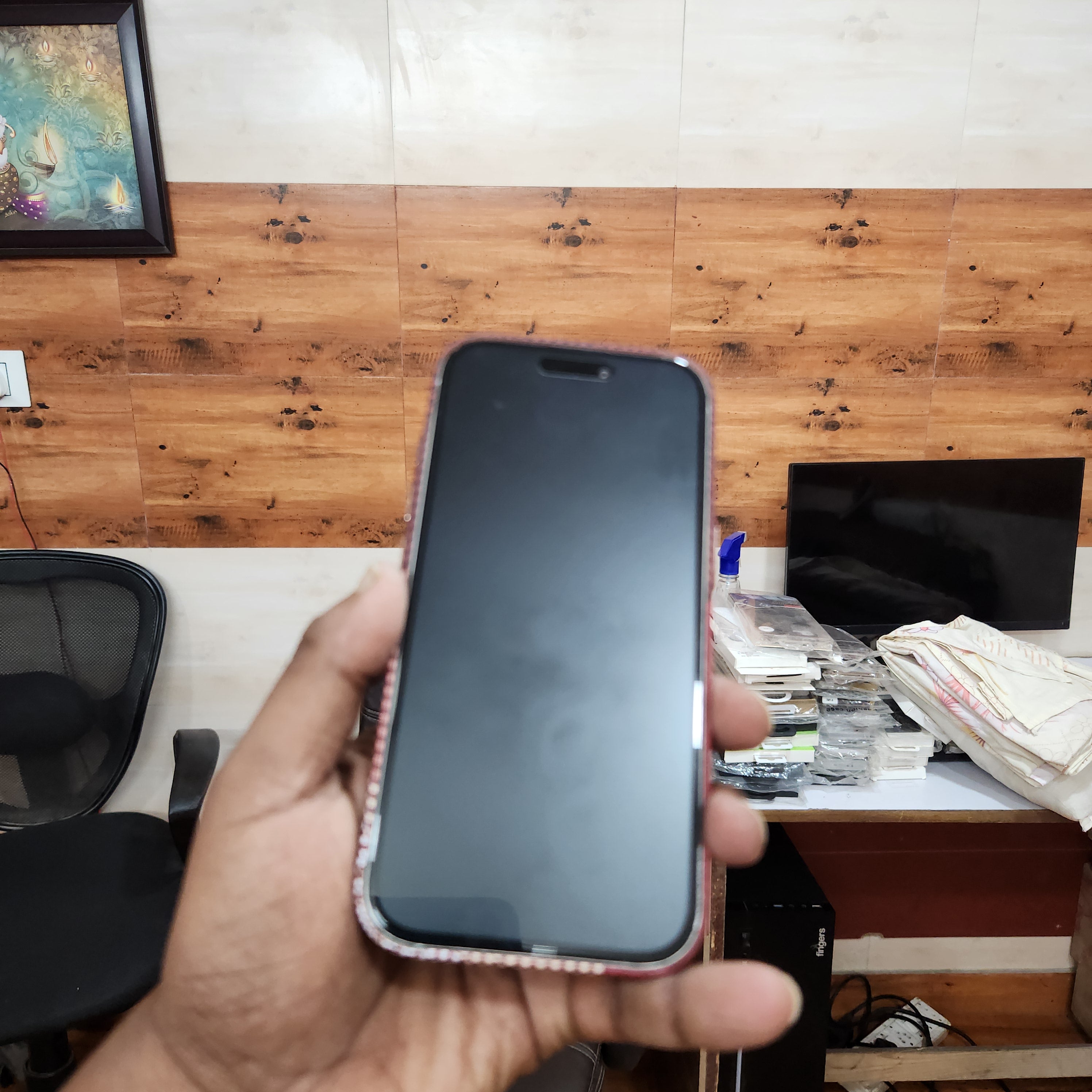 iPhone 17 Pro Ultrathin Carbon Fiber Texture 0.8mm Thin Case with Magsafe - Blue