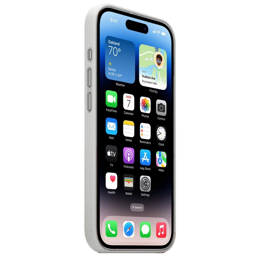 Apple iPhone 16 Pro Leather Back Cover Case - Off White