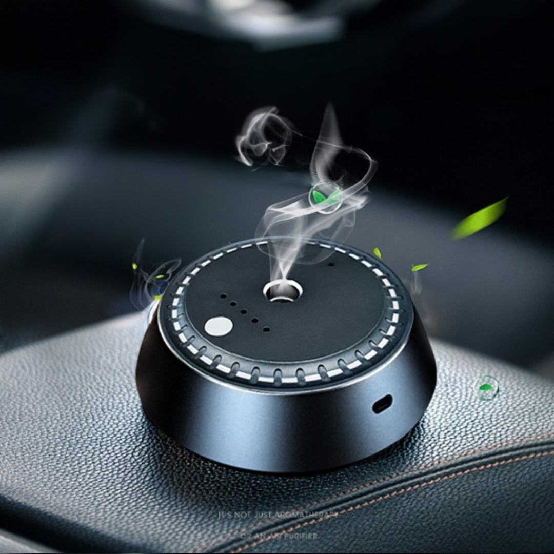Smart Ultrasonic Car Air Freshener with Adjustable Fragrance Control