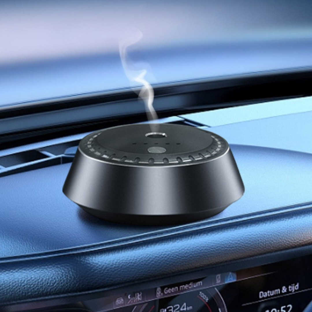 Smart Ultrasonic Car Air Freshener with Adjustable Fragrance Control