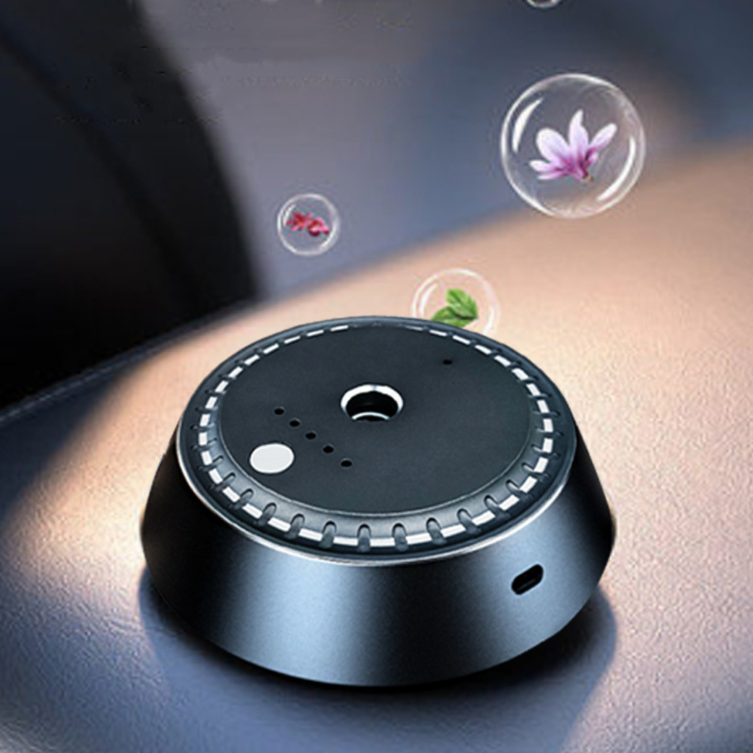 Smart Ultrasonic Car Air Freshener with Adjustable Fragrance Control
