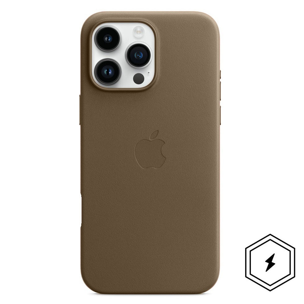 iPhone 16 Pro Leather Case with MagSafe - Natural Titanium