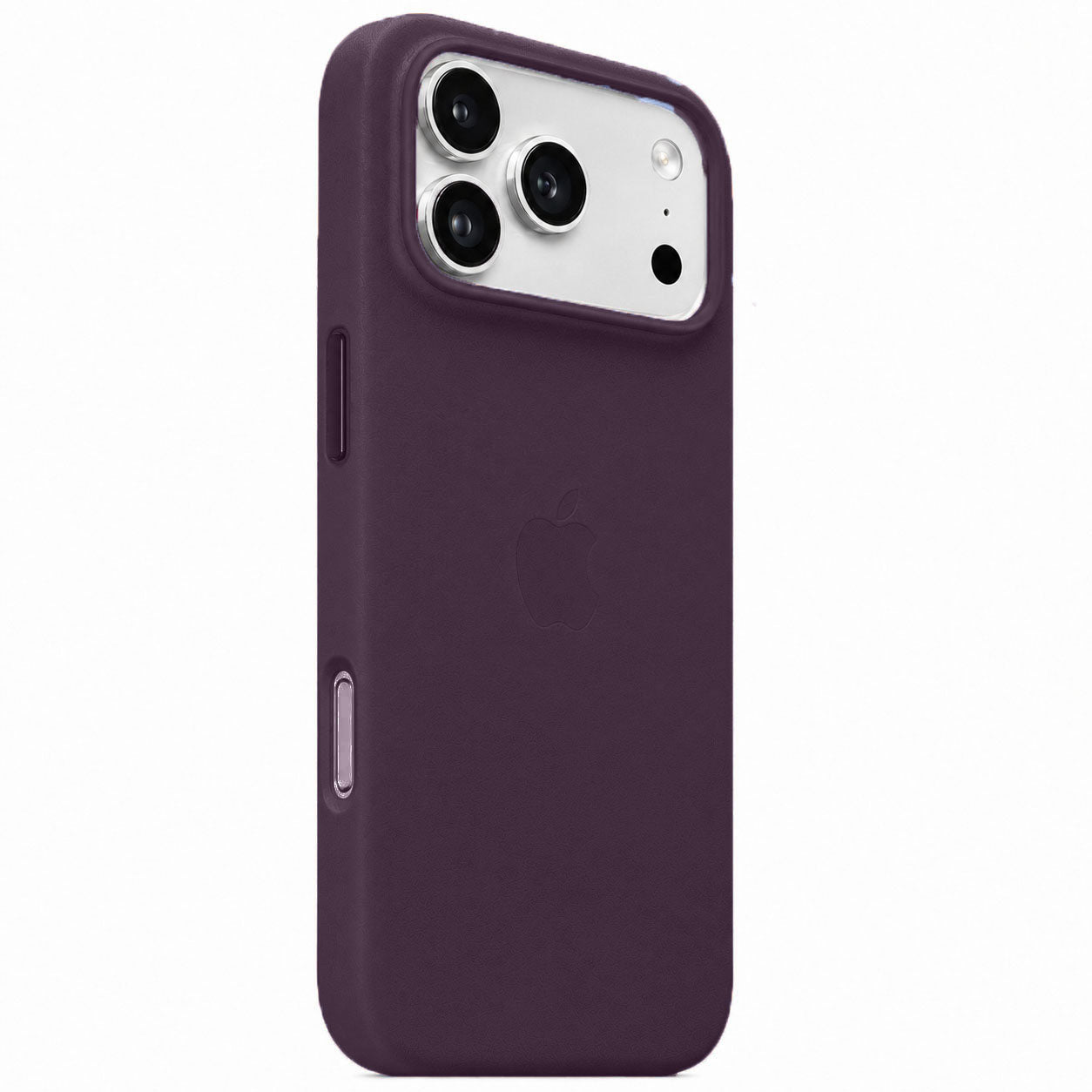 iPhone 18 Pro Leather Case with MagSafe & IC Animation - Purple