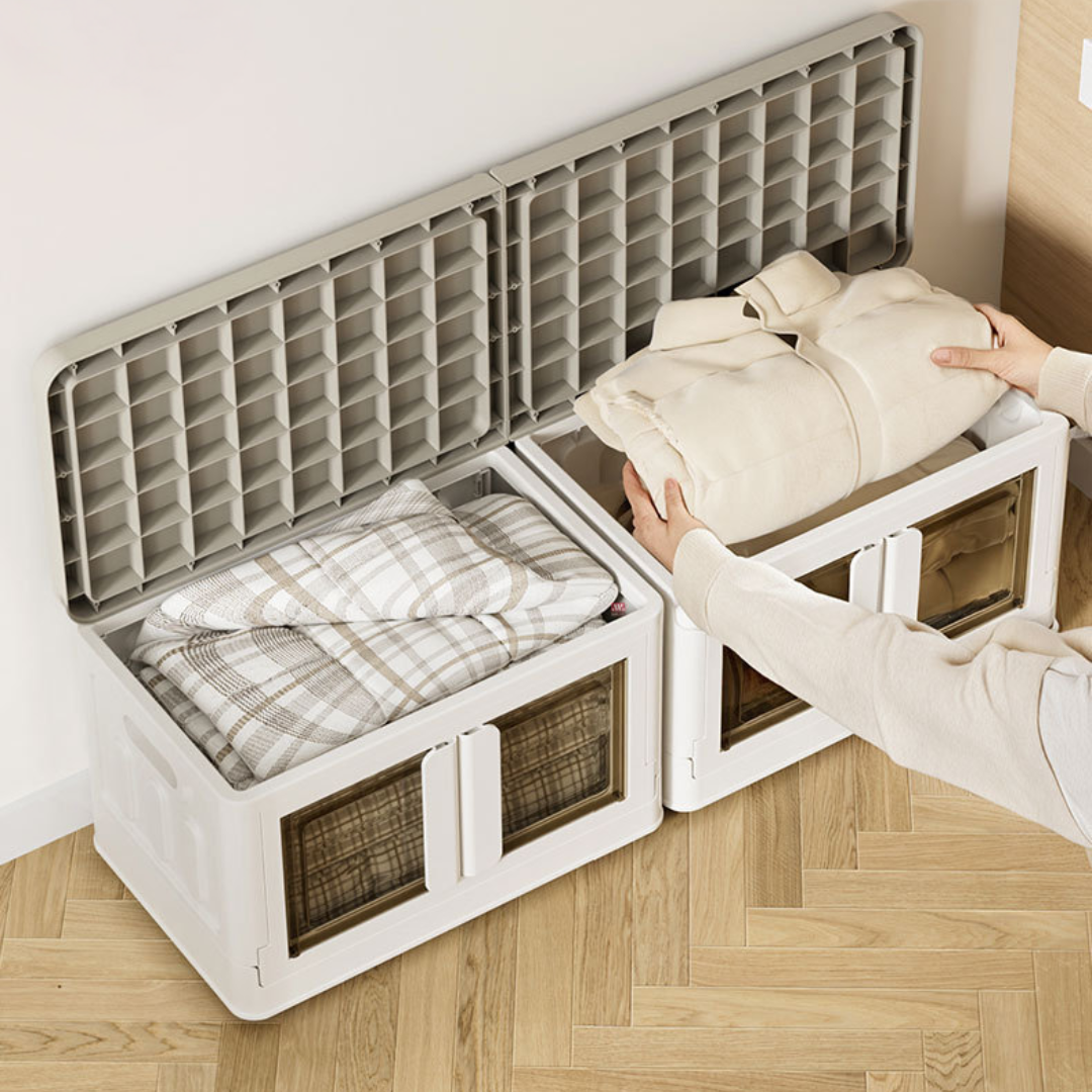 Space Saving Flip-Top Multi-Functional Storage Organizer