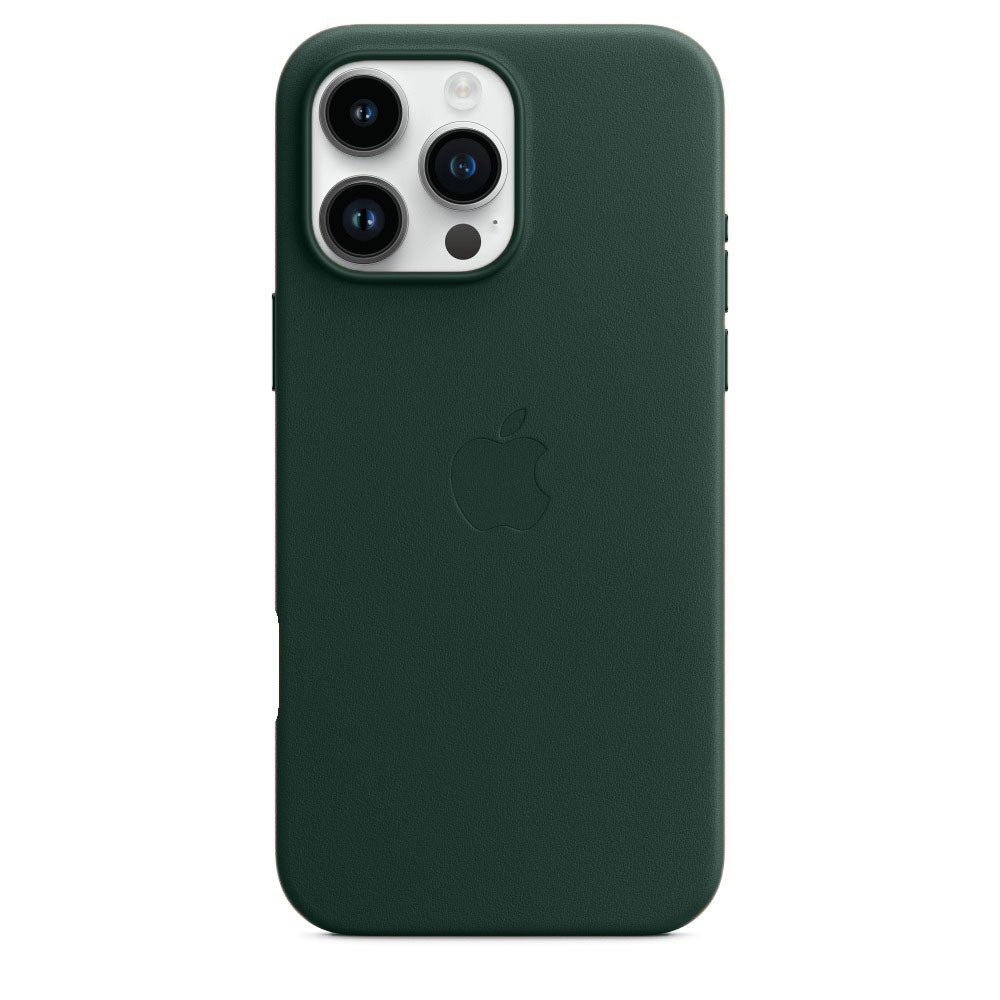 Apple iPhone 16 Pro Leather Back Cover Case - Forest Green