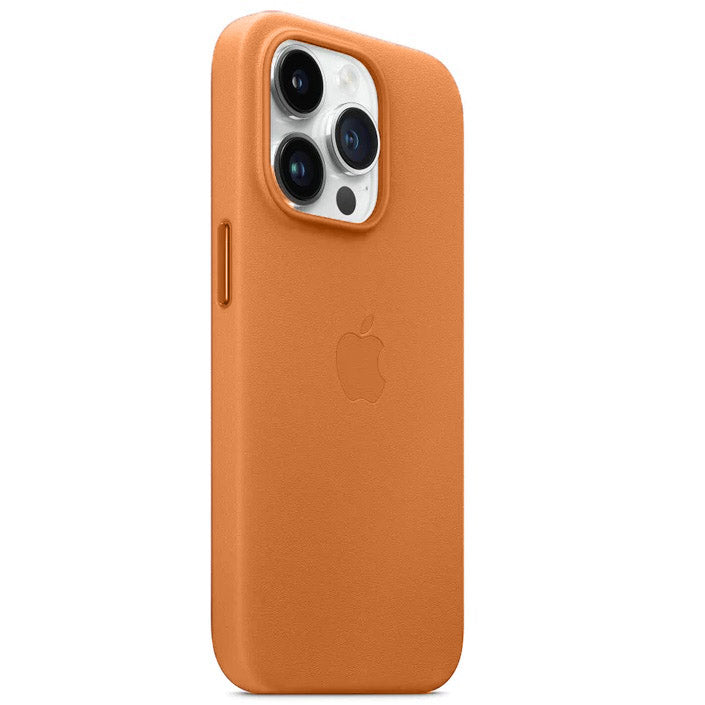 iPhone 14 Pro Max Leather Back Cover Case with MagSafe – Tan