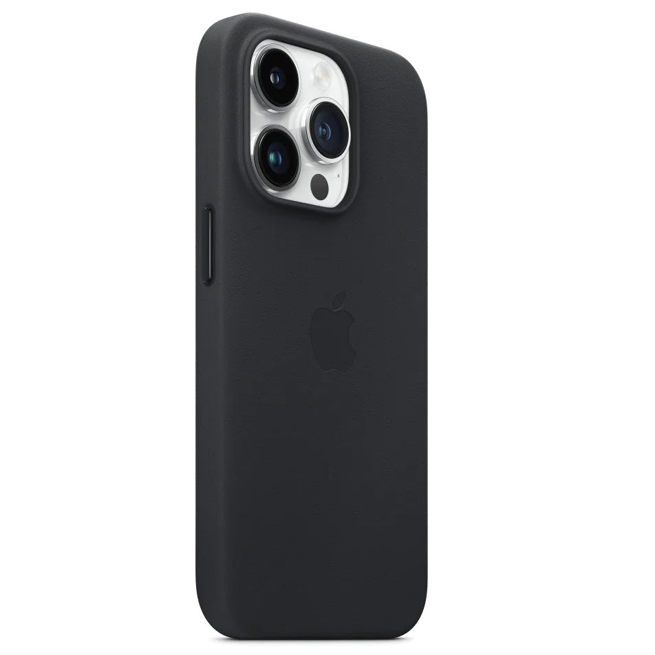iPhone 14 Pro Leather Back Cover Case with MagSafe – Black