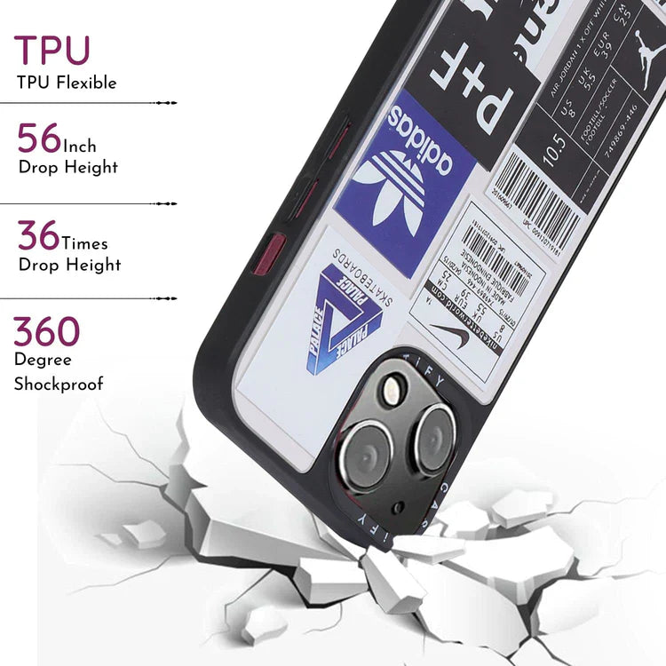 iPhone 13 Starbucks Reflective Mirror Case - Multi