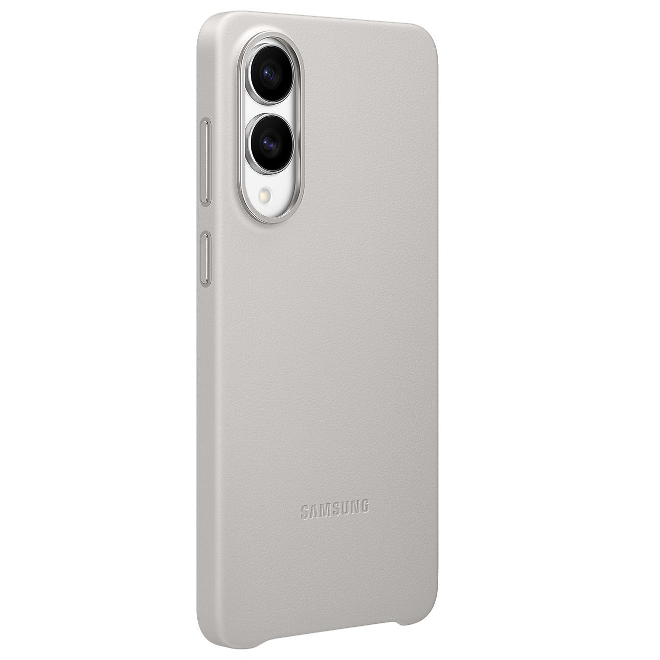 Samsung Galaxy S25 Edge Kindsuit Leather Back Cover Case - Titanium