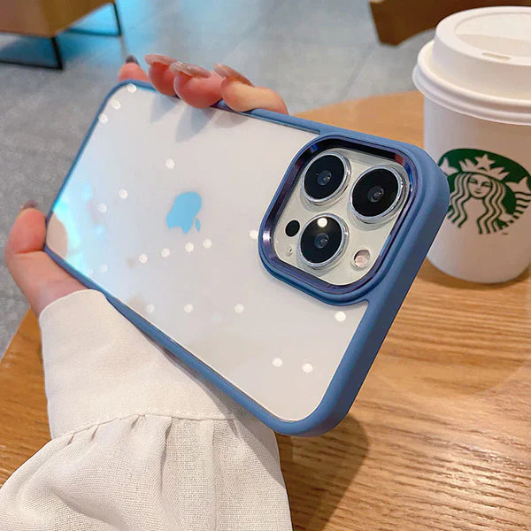 iPhone 13 Pro Max Transparent Bumper Clear Case with Camera Protection