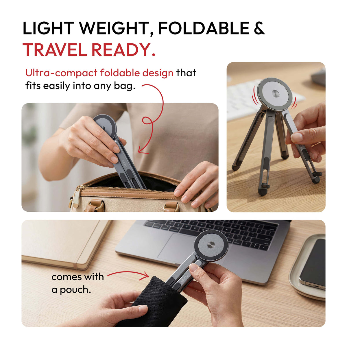 3-in-1 MagSafe Stand: Laptop Riser, Phone & Tablet Stand, photo 6