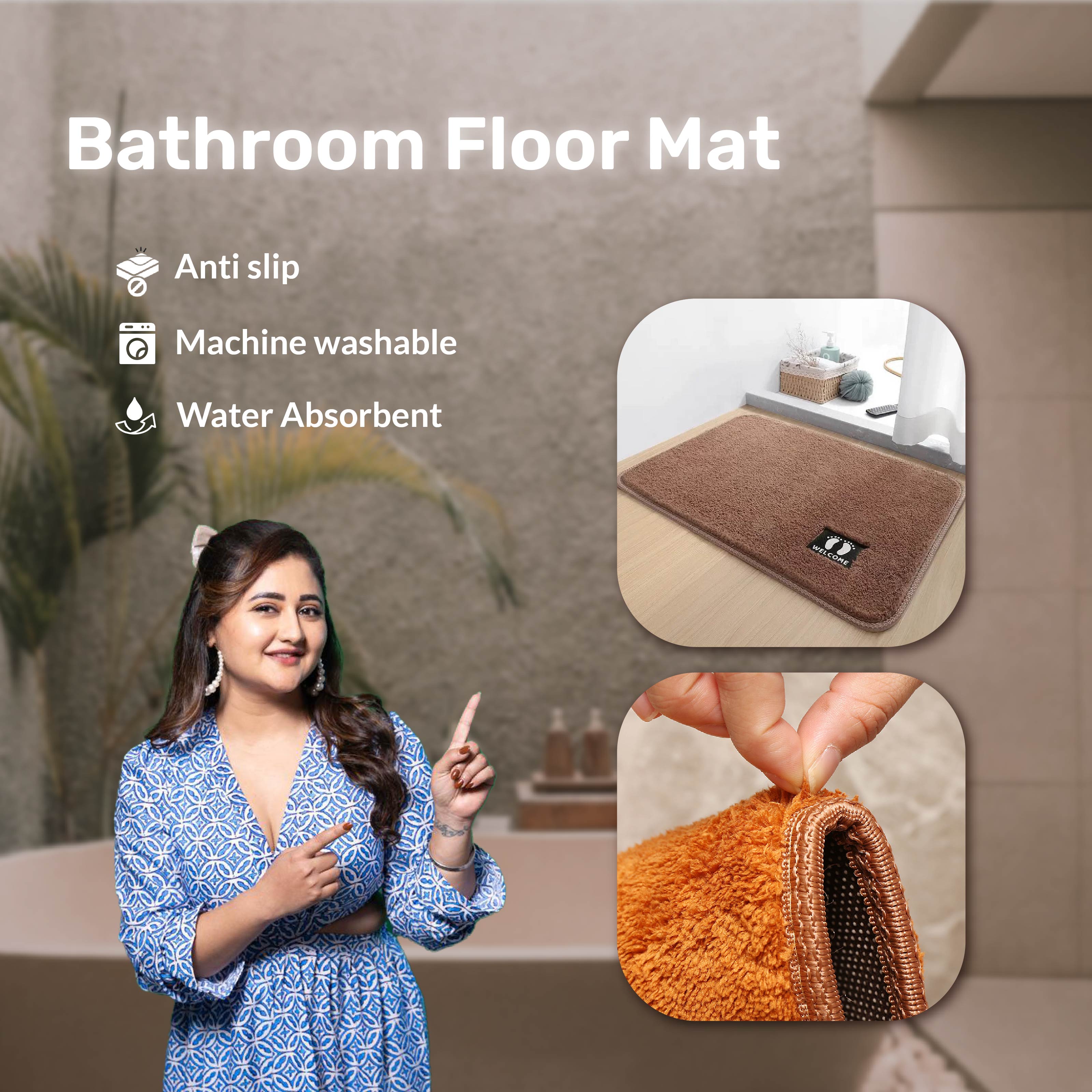 High Quality Anti-Slip Soft Texture Bathroom Floor Mat