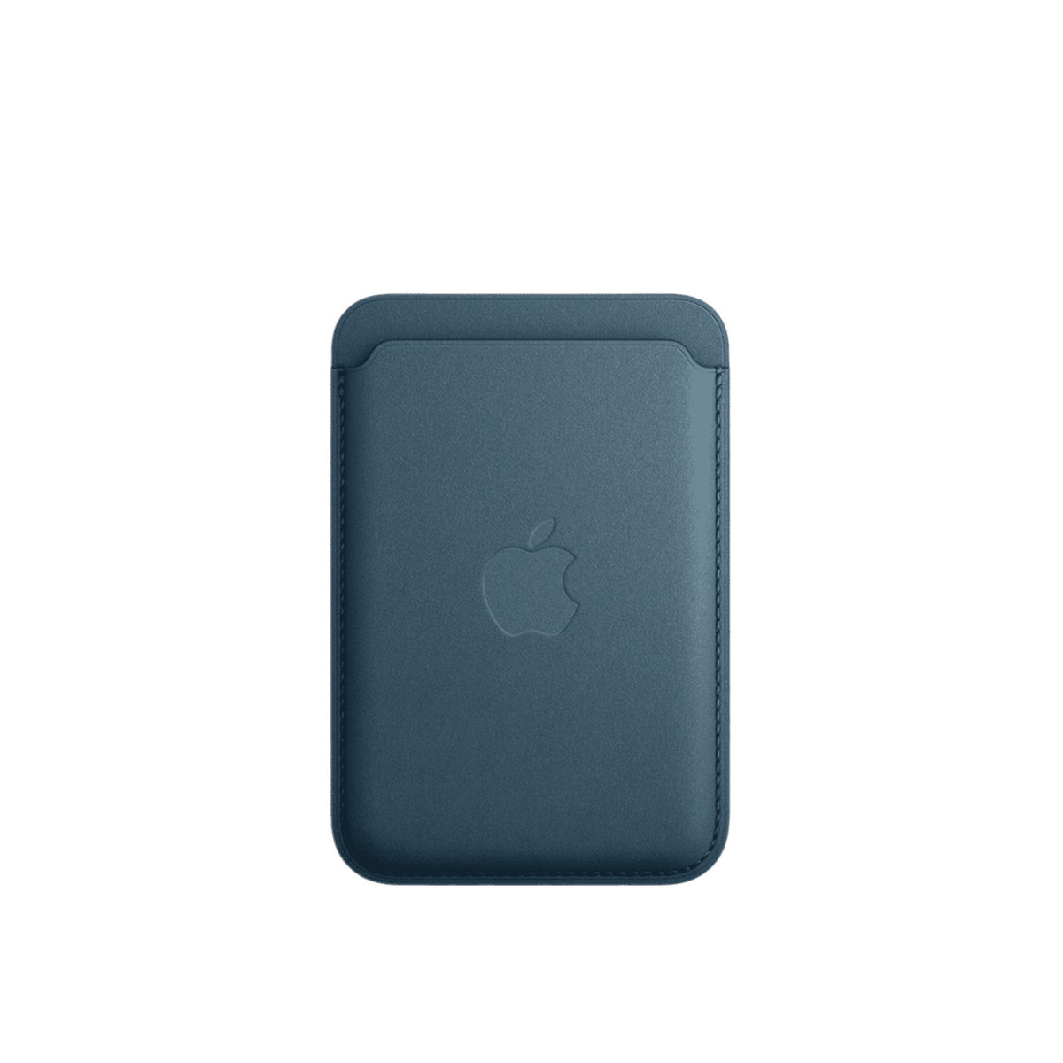 Leather MagSafe Wallet – Slim Magnetic Card Holder for iPhone - Pacific Blue