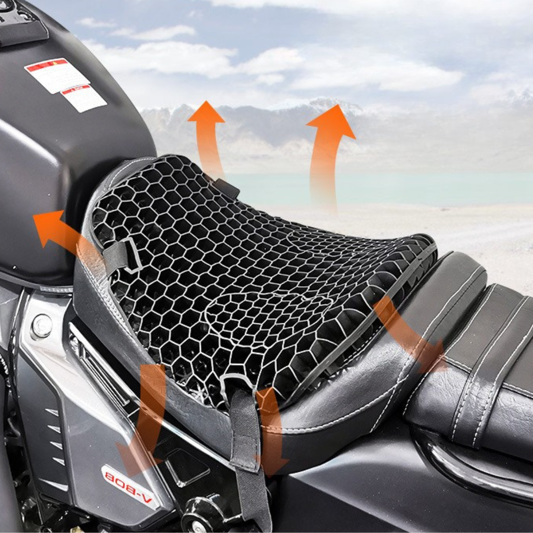 3D Honeycomb Ergonomic Comfortable  Motorcycle Seat Cushion Pad