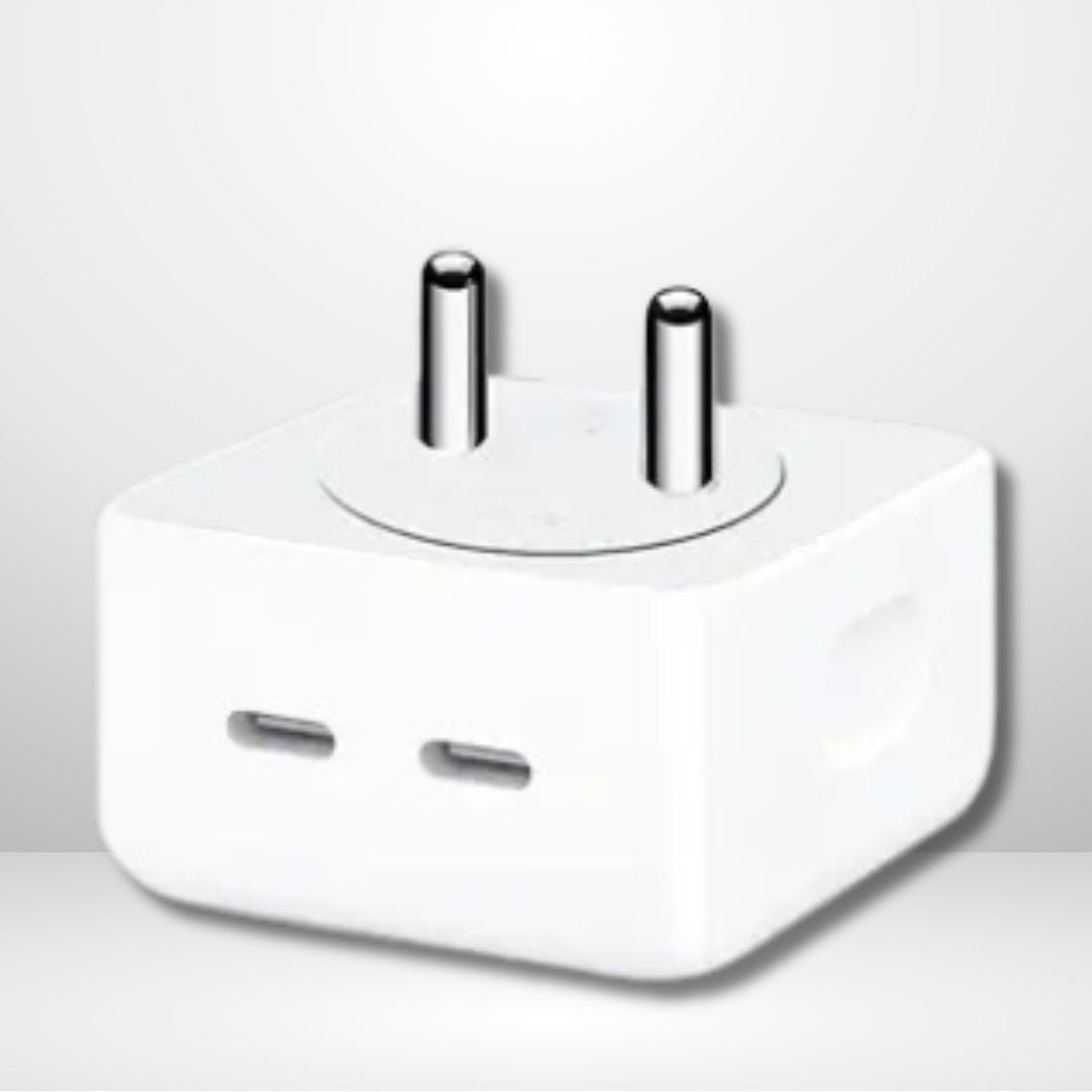 35W Dual USB-Type C Port Power Fast charging Adapter (White)