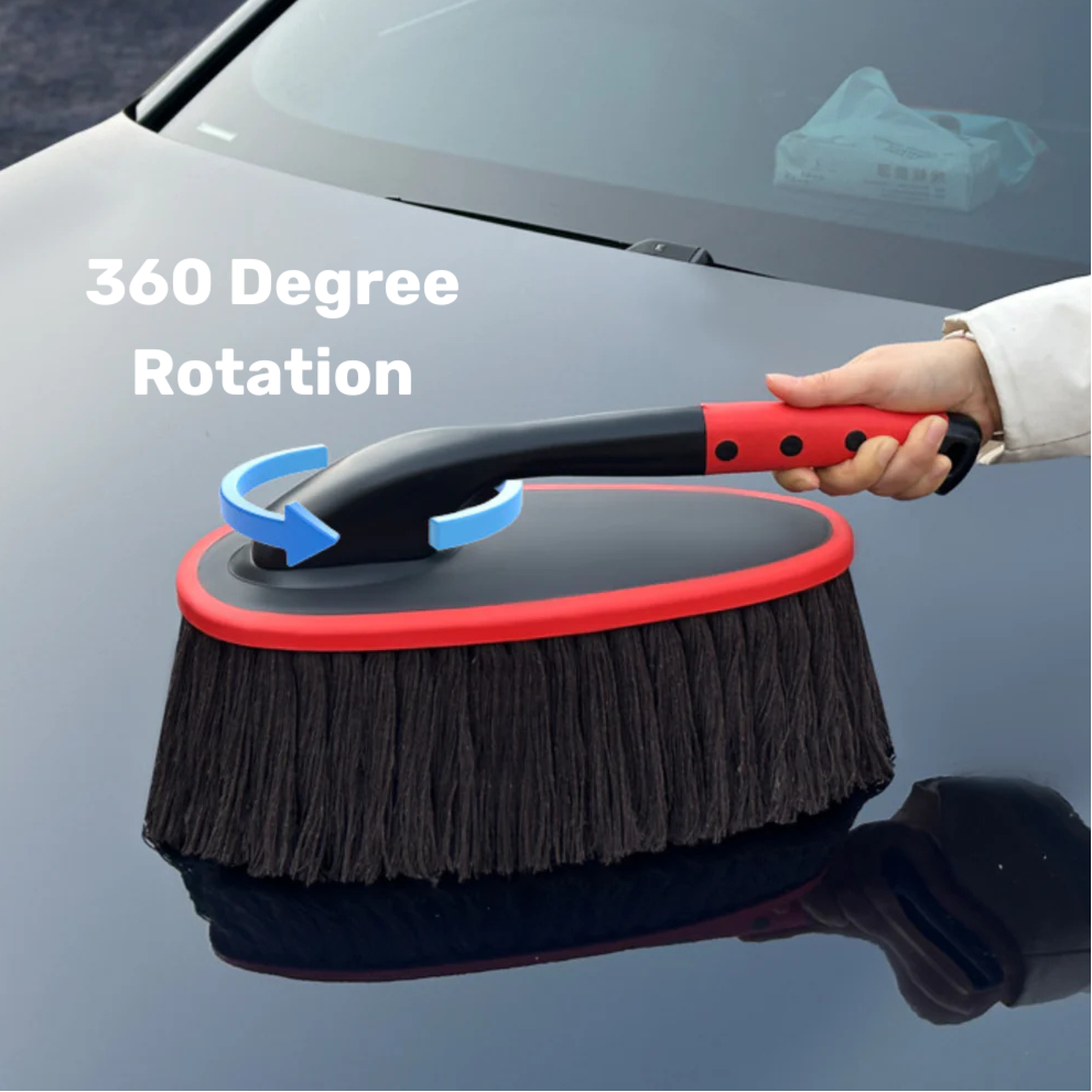 Casecart 360 Degree Soft Bristle Car Duster with Extendable Handle