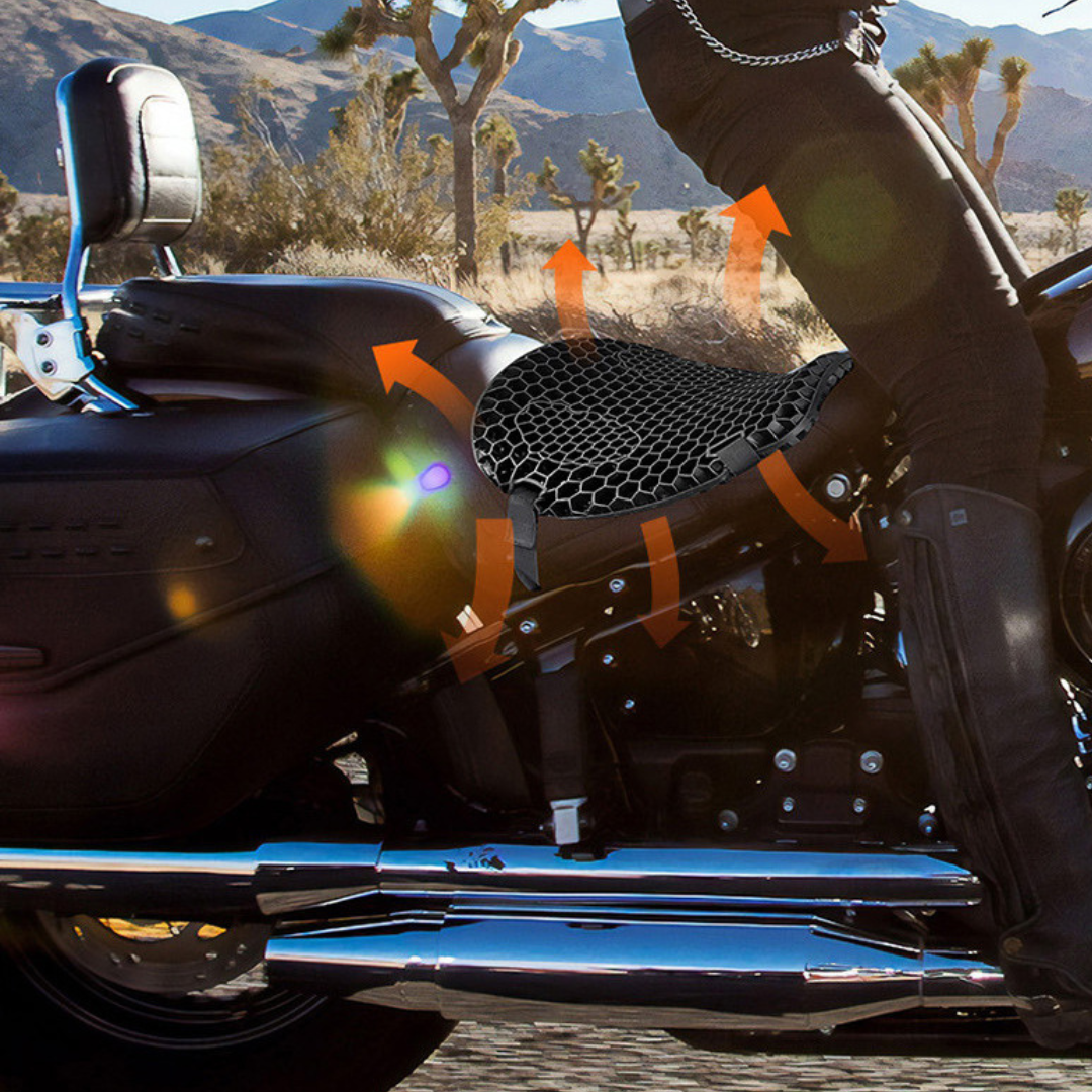 3D Honeycomb Ergonomic Comfortable  Motorcycle Seat Cushion Pad