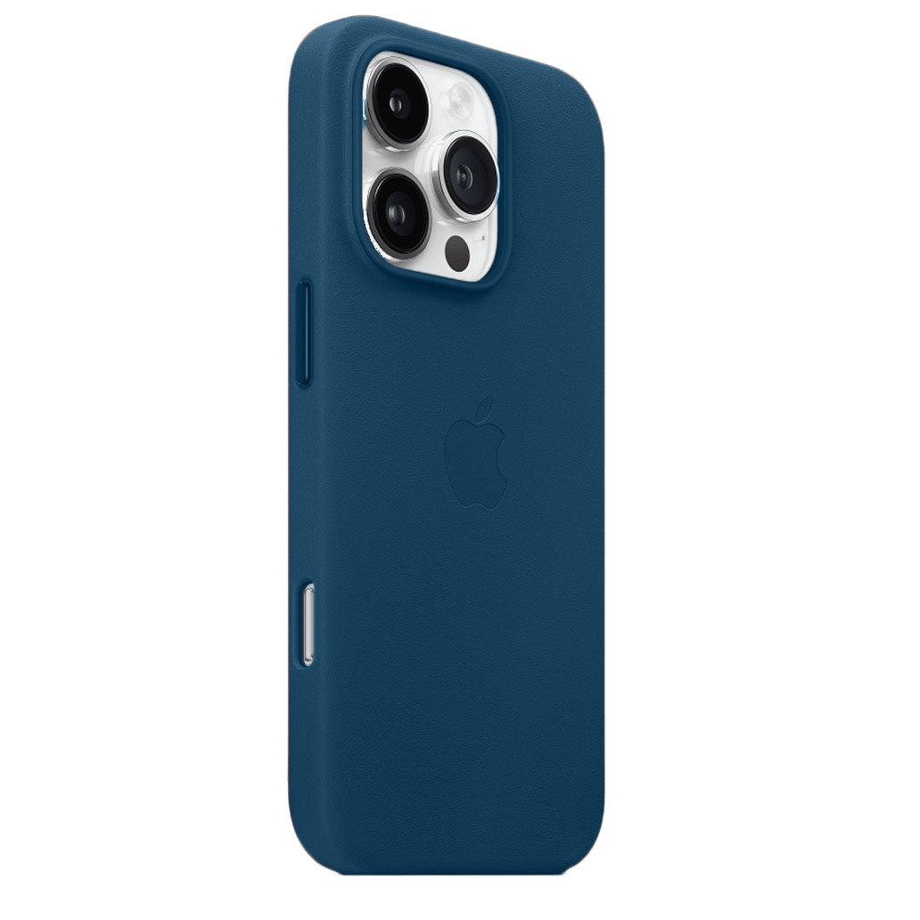 iPhone 16 Pro Max Leather Case with Magsafe - Batalic Blue