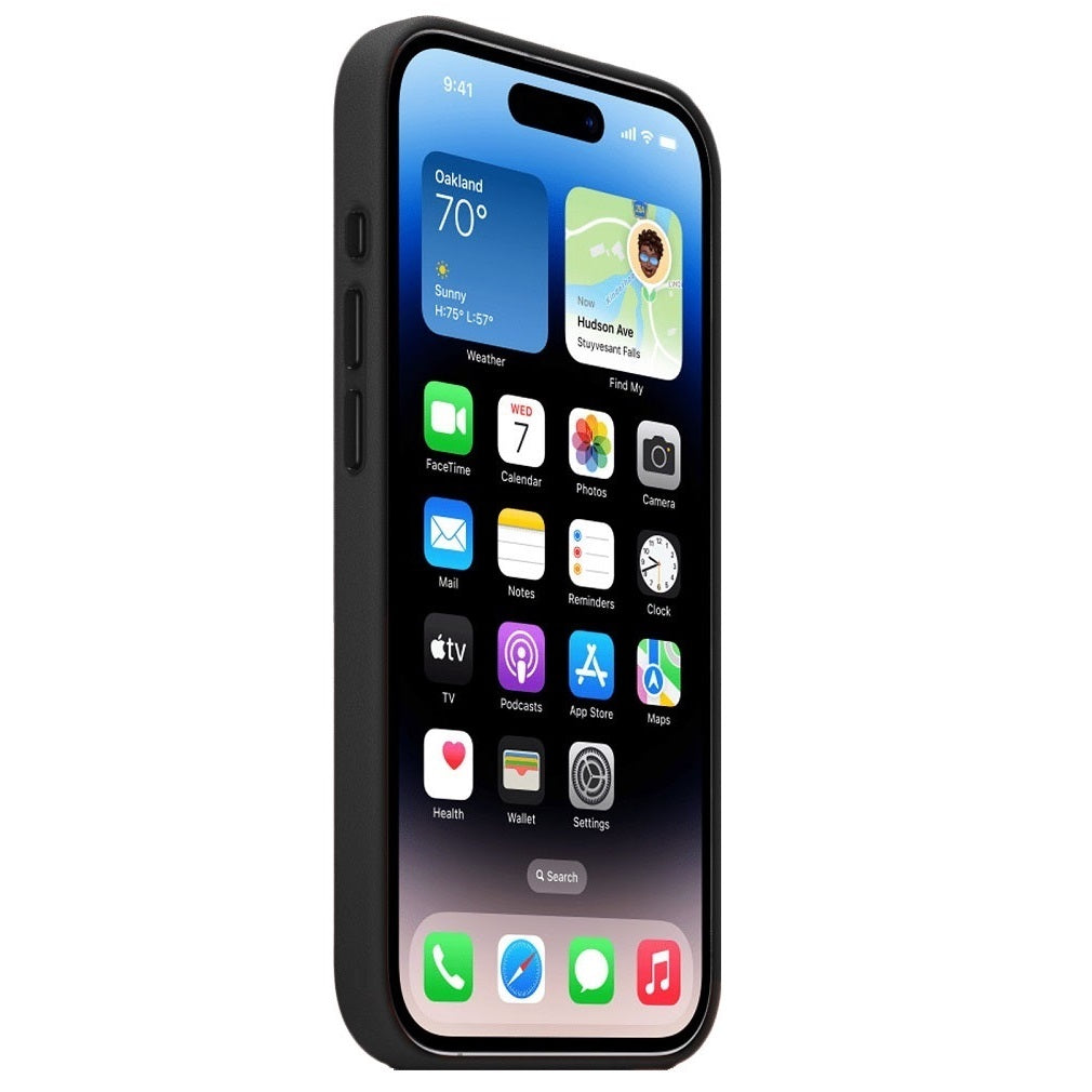 iPhone 18 Pro Max Premium Leather Style Case with MagSafe - Black