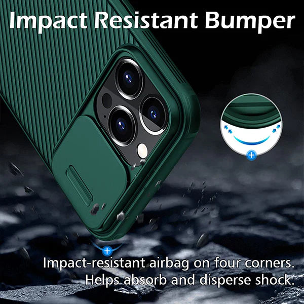 iPhone 13 Pro Max Cam Shield Pro Case - Green