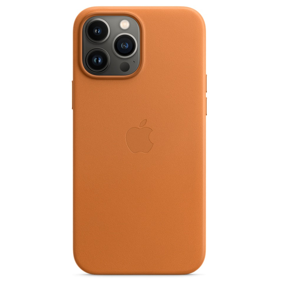 iPhone 14 Pro Max Leather Back Cover Case with MagSafe – Tan