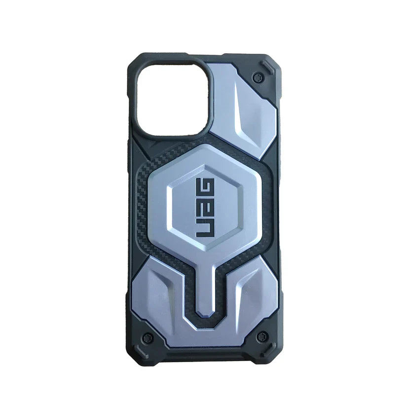 Urban Armor Gear UAG iPhone 14 Plus UAG Case, Monarch Pro Mag-Safe Compatible, Slim Fit Rugged Protective Case/Cover Designed for iPhone 14 Plus (6.1-Inch) (2023), Wireless Charging Compatible - Sky Blue