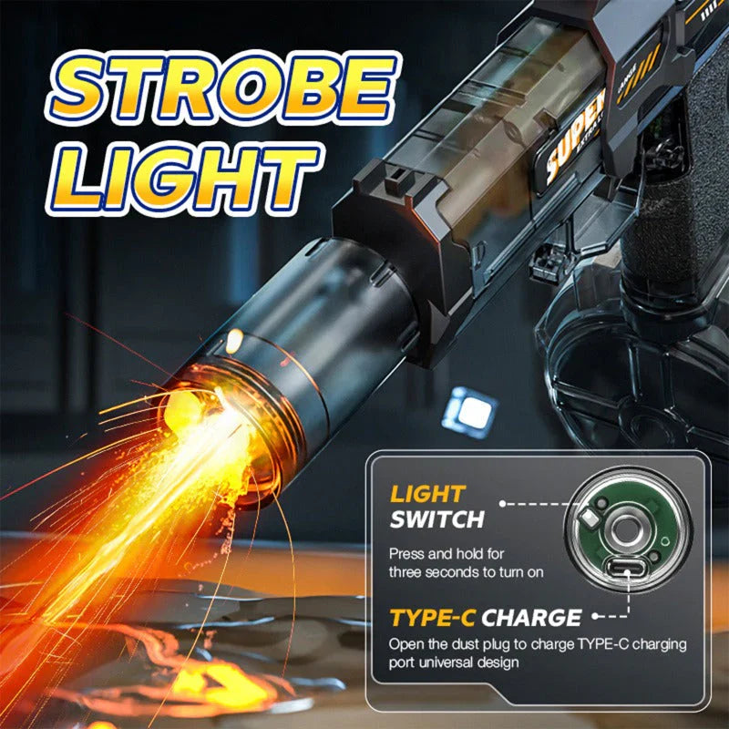 Casecart LED Electric Water Gun with Rechargeable Battery Power