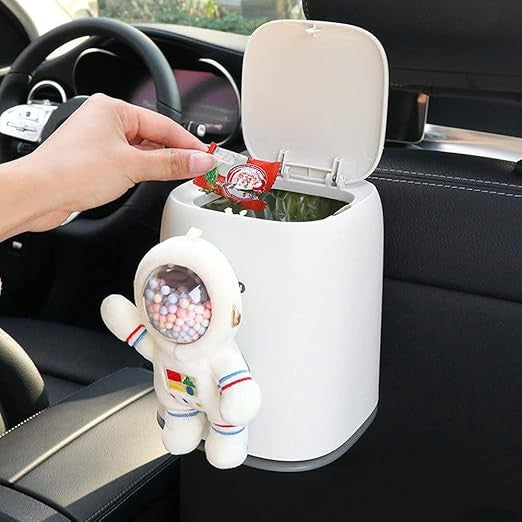 Cute Cartoon Multipurpose Portable Car Trash Can