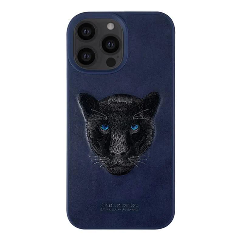 iPhone 14 Pro Max Santa Barbara Savanna Series Leather Case - Panther