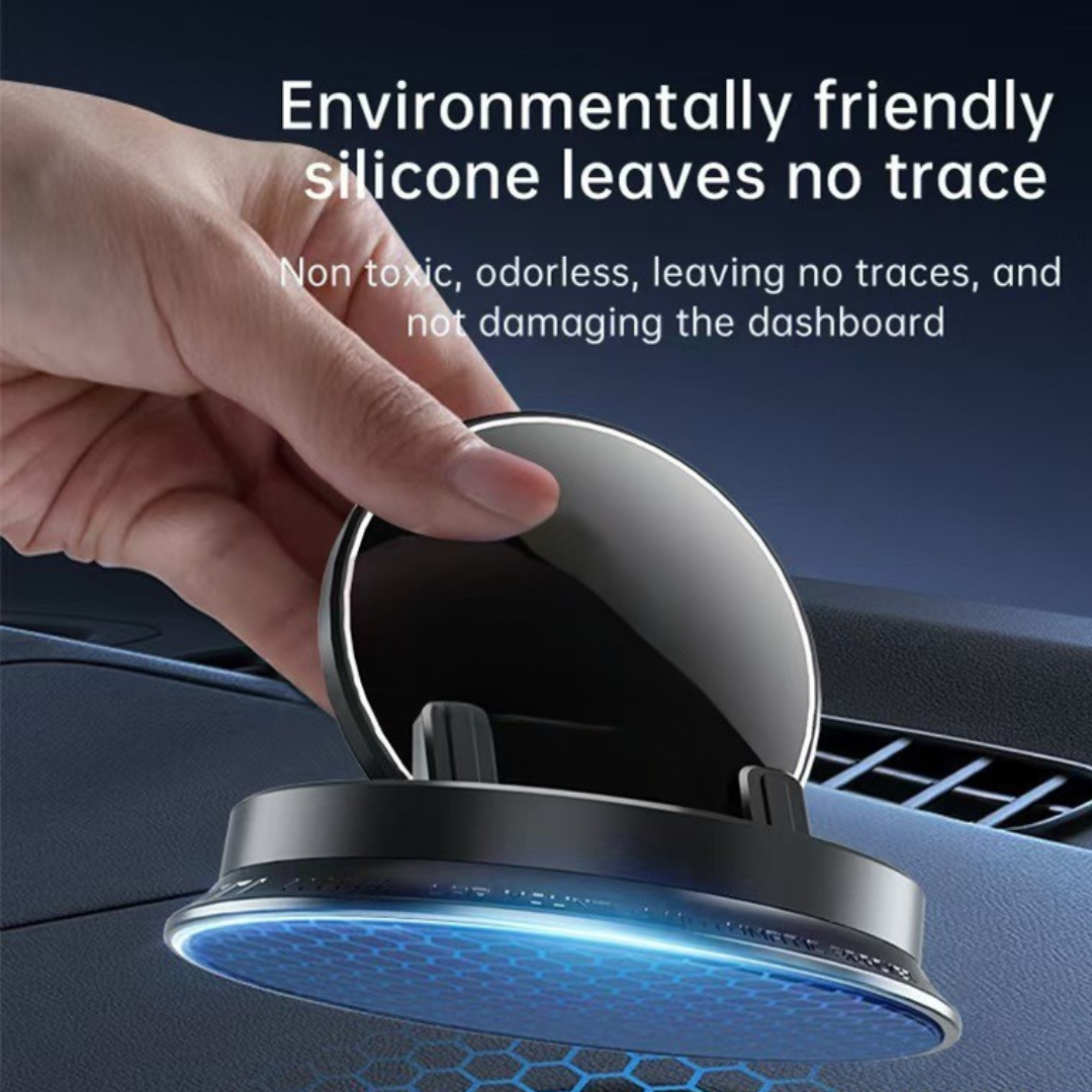 360° Adjustable Car Phone Holder with Auto-Clamp