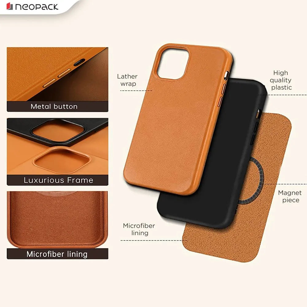 iPhone 14 Genuine Leather Case