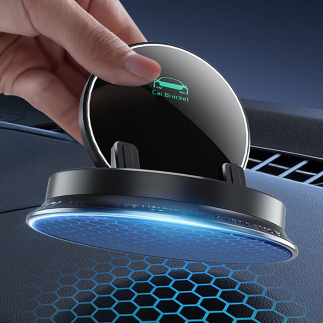 360° Adjustable Car Phone Holder with Auto-Clamp