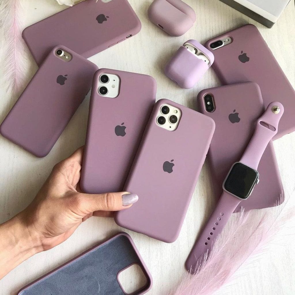 Light Purple Color Silicone Case – CaseCart